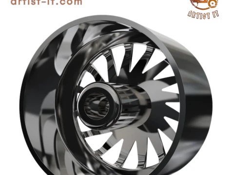 ASANTI MATAR WHEEL 3D MODEL 3D Print Model