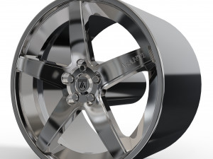 ASANTI REGAL WHEEL 3D MODEL Modello di stampa 3D