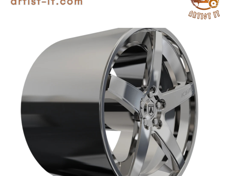 ASANTI REGAL WHEEL 3D MODEL 3D Print Model