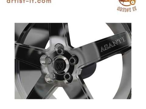 ASANTI REGAL WHEEL 3D MODEL 3D Print Model