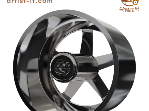 ASANTI REGAL WHEEL 3D MODEL 3D Print Model