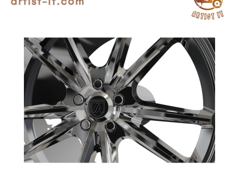 ASANTI SIGMA WHEEL 3D MODEL 3D Print Model