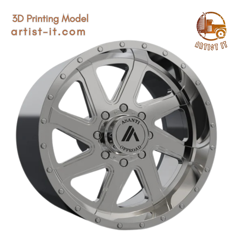 ASANTI WINDMILL WHEEL 3D MODEL 3D Print Model .c4d .max .obj .3ds .fbx .stl .blend