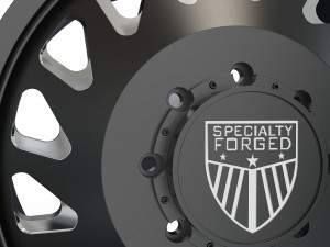 FRONT SPECIALITY FORGED D001 WHEEL 3D MODEL Model Cetak 3D