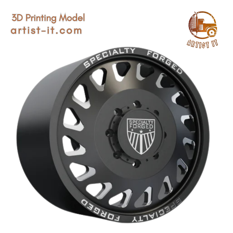 FRONT SPECIALITY FORGED D001 WHEEL 3D MODEL 3D 프린트 모델 .c4d .max .obj .3ds .fbx .stl .blend 