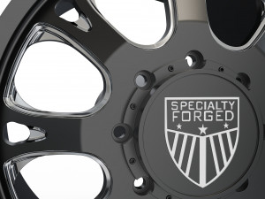 FRONT SPECIALITY FORGED D002 WHEEL 3D MODEL 3Dプリントモデル
