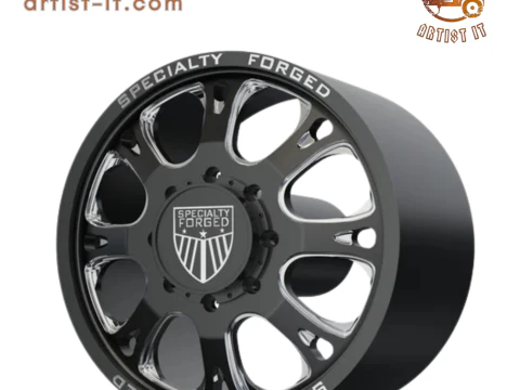 FRONT SPECIALITY FORGED D002 WHEEL 3D MODEL 3D Print Model