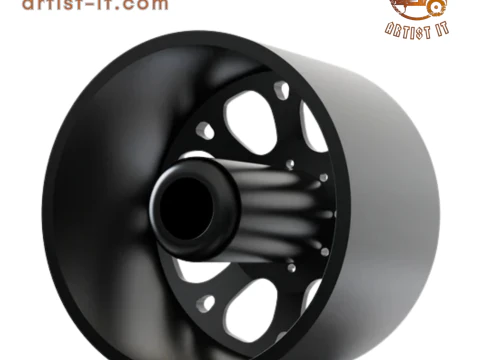 FRONT SPECIALITY FORGED D002 WHEEL 3D MODEL 3D Print Model