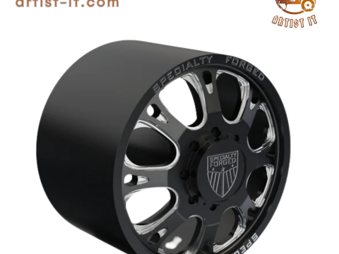 FRONT SPECIALITY FORGED D002 WHEEL 3D MODEL 3D Baskı Modeli