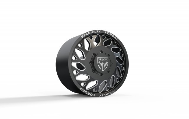 FRONT SPECIALITY FORGED D003 WHEEL 3D MODEL 3D Print Model .c4d .max .obj .3ds .fbx .stl .blend 