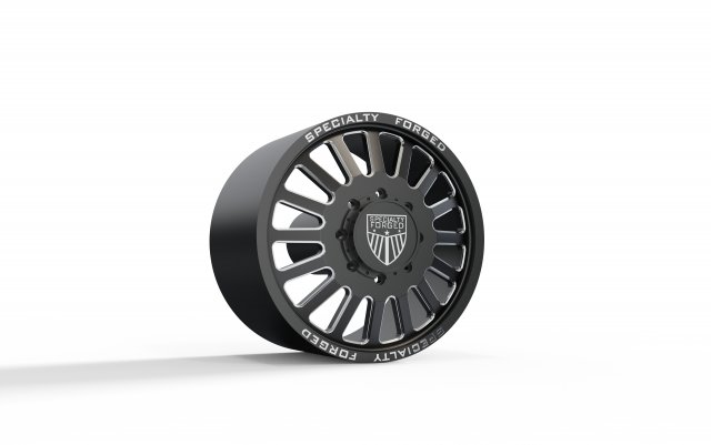 FRONT SPECIALITY FORGED D004 WHEEL 3D MODEL Modèles 3D en vedette .c4d .max .obj .3ds .fbx .stl .blend 