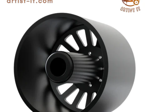 FRONT SPECIALITY FORGED D004 WHEEL 3D MODEL 3D Print Model
