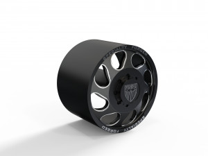 FRONT SPECIALITY FORGED D007 WHEEL 3D MODEL 3D Print Model