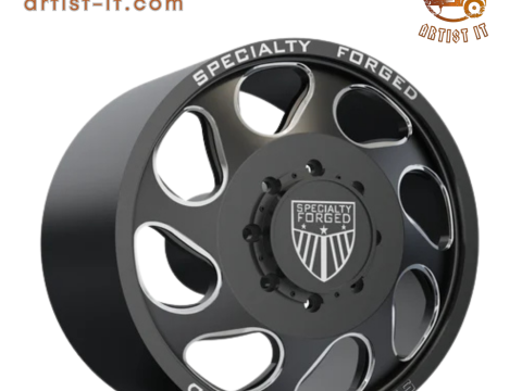 FRONT SPECIALITY FORGED D007 WHEEL 3D MODEL 3Dプリントモデル