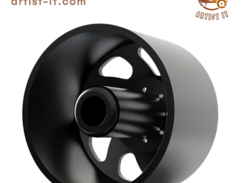 FRONT SPECIALITY FORGED D007 WHEEL 3D MODEL 3D Print Model