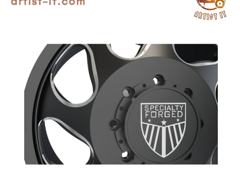 FRONT SPECIALITY FORGED D007 WHEEL 3D MODEL 3D 프린트 모델