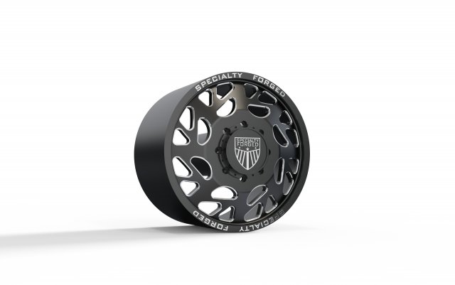 FRONT SPECIALITY FORGED D008 WHEEL 3D MODEL 3D प्रिंट मॉडल .c4d .max .obj .3ds .fbx .stl .blend 
