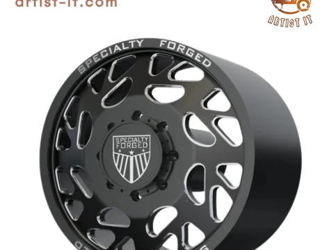 FRONT SPECIALITY FORGED D008 WHEEL 3D MODEL 3D Print Model