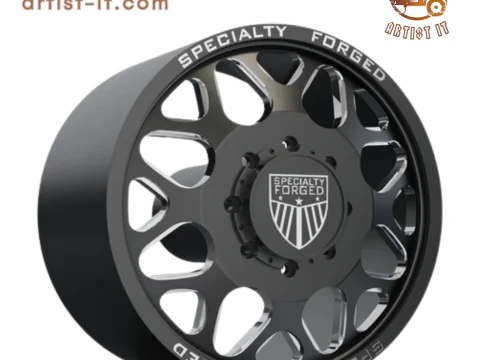FRONT SPECIALITY FORGED D009 WHEEL 3D MODEL 3D Print Model