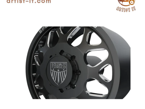 FRONT SPECIALITY FORGED D009 WHEEL 3D MODEL 3D Print Model