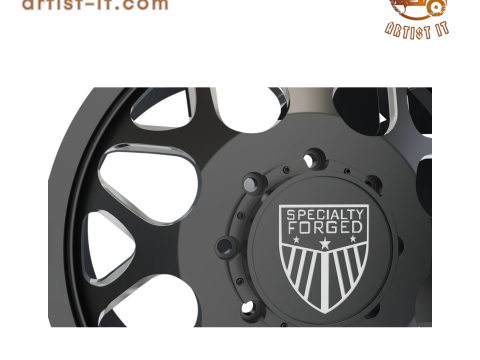 FRONT SPECIALITY FORGED D009 WHEEL 3D MODEL 3D 프린트 모델