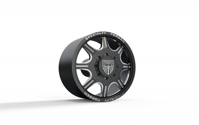 FRONT SPECIALITY FORGED D10 WHEEL 3D MODEL 3D 打印模型 .c4d .max .obj .3ds .fbx .stl .blend 