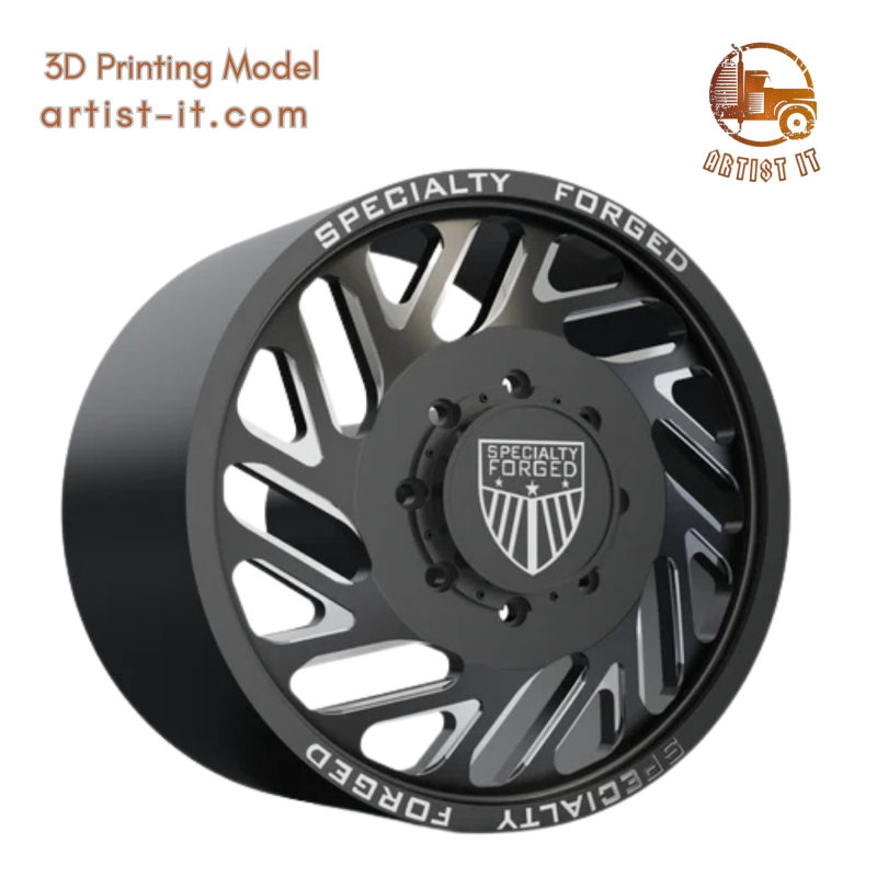 FRONT SPECIALITY FORGED D015 WHEEL 3D MODEL 3D Print Model .c4d .max .obj .3ds .fbx .stl .blend 