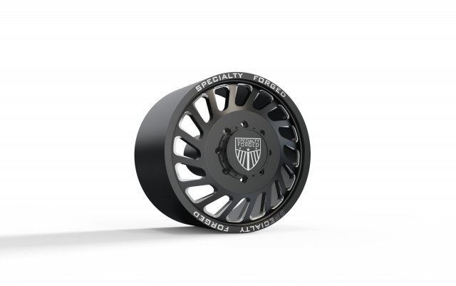 FRONT SPECIALITY FORGED D017 WHEEL 3D MODEL Modelo de impresión 3D .c4d .max .obj .3ds .fbx .stl .blend 