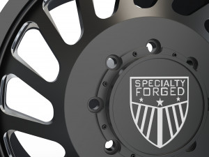 FRONT SPECIALITY FORGED D017 WHEEL 3D MODEL Modelo de impresión 3D