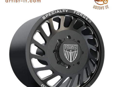 FRONT SPECIALITY FORGED D017 WHEEL 3D MODEL 3Dプリントモデル