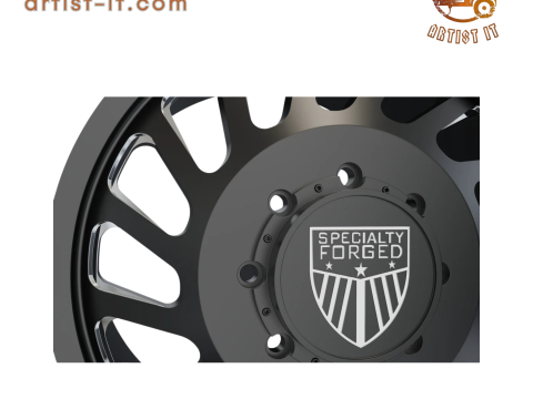 FRONT SPECIALITY FORGED D017 WHEEL 3D MODEL 3D प्रिंट मॉडल