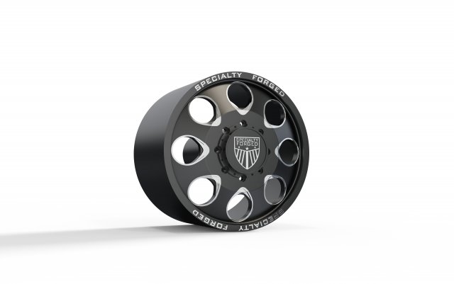 FRONT SPECIALITY FORGED D018 WHEEL 3D MODEL Modello di stampa 3D .c4d .max .obj .3ds .fbx .stl .blend