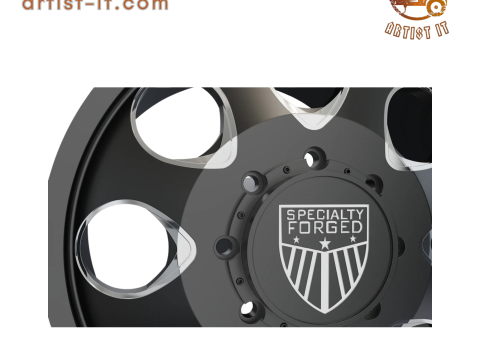 FRONT SPECIALITY FORGED D018 WHEEL 3D MODEL 3D Print Model