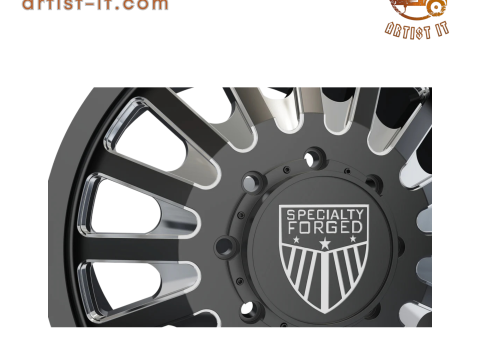 FRONT SPECIALITY FORGED D019 WHEEL 3D MODEL 3D प्रिंट मॉडल