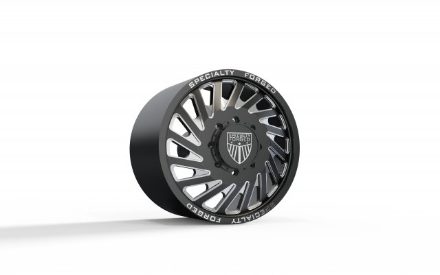FRONT SPECIALITY FORGED D021 WHEEL 3D MODEL 3Dプリントモデル .c4d .max .obj .3ds .fbx .stl .blend 