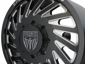 FRONT SPECIALITY FORGED D021 WHEEL 3D MODEL 3Dプリントモデル