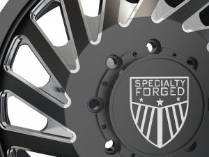FRONT SPECIALITY FORGED D021 WHEEL 3D MODEL 3Dプリントモデル