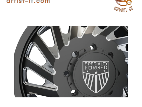 FRONT SPECIALITY FORGED D021 WHEEL 3D MODEL 3D Print Model
