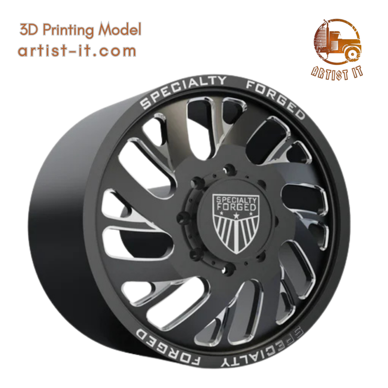 FRONT SPECIALITY FORGED D022 WHEEL 3D MODEL Modelo de impresión 3D .c4d .max .obj .3ds .fbx .stl .blend 