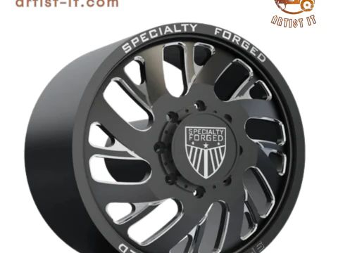 FRONT SPECIALITY FORGED D022 WHEEL 3D MODEL 3D Print Model