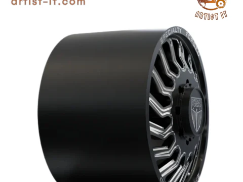 FRONT SPECIALITY FORGED D024 WHEEL 3D MODEL 3D Print Model
