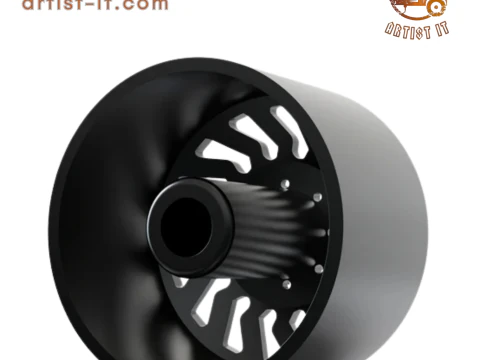 FRONT SPECIALITY FORGED D024 WHEEL 3D MODEL 3D Print Model