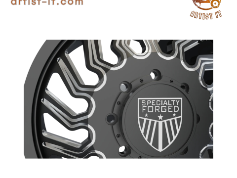 FRONT SPECIALITY FORGED D024 WHEEL 3D MODEL 3D प्रिंट मॉडल