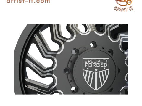 FRONT SPECIALITY FORGED D024 WHEEL 3D MODEL 3D Print Model