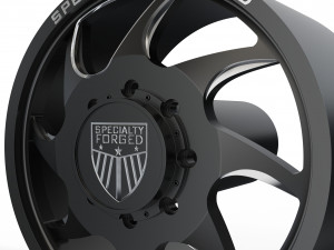 FRONT SPECIALITY FORGED D026 WHEEL 3D MODEL Modello di stampa 3D