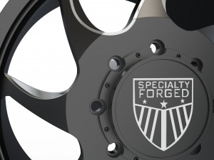 FRONT SPECIALITY FORGED D026 WHEEL 3D MODEL Modello di stampa 3D