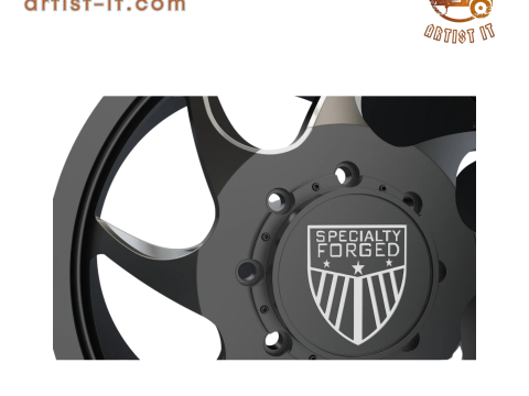 FRONT SPECIALITY FORGED D026 WHEEL 3D MODEL 3D 프린트 모델