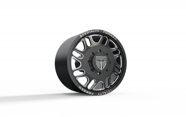 FRONT SPECIALITY FORGED D027 WHEEL 3D MODEL 3D 打印模型 .c4d .max .obj .3ds .fbx .stl .blend