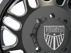 FRONT SPECIALITY FORGED D027 WHEEL 3D MODEL 3D 打印模型