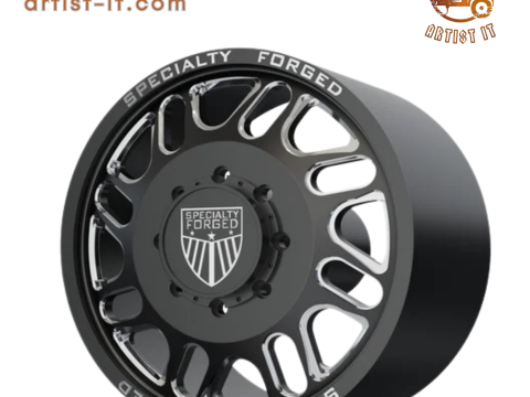 FRONT SPECIALITY FORGED D027 WHEEL 3D MODEL Model Cetak 3D